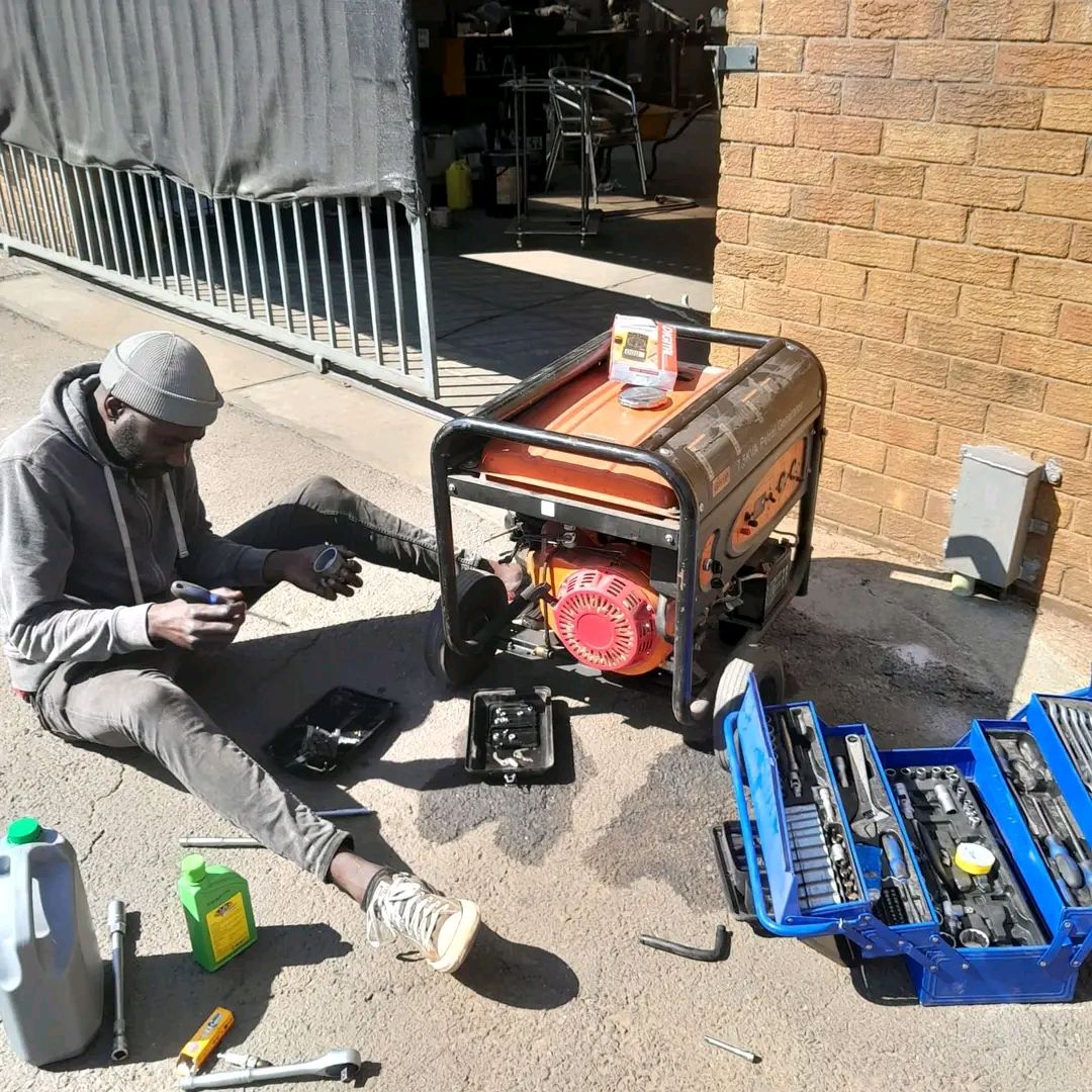 Onsite repair of a small petrol generator